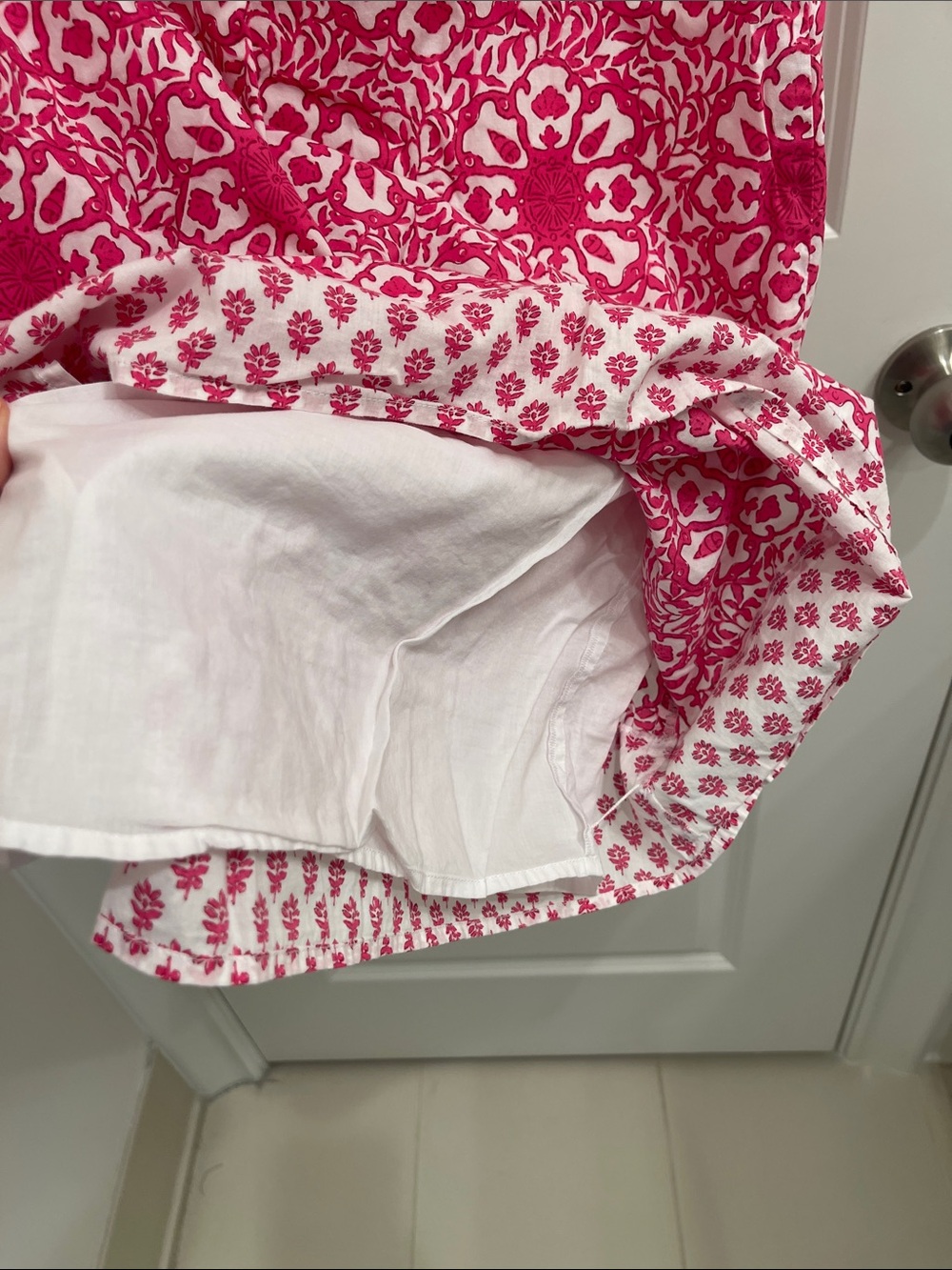 Vineyard Vines Pink and White Floral Print Dress - Picture 5 of 6
